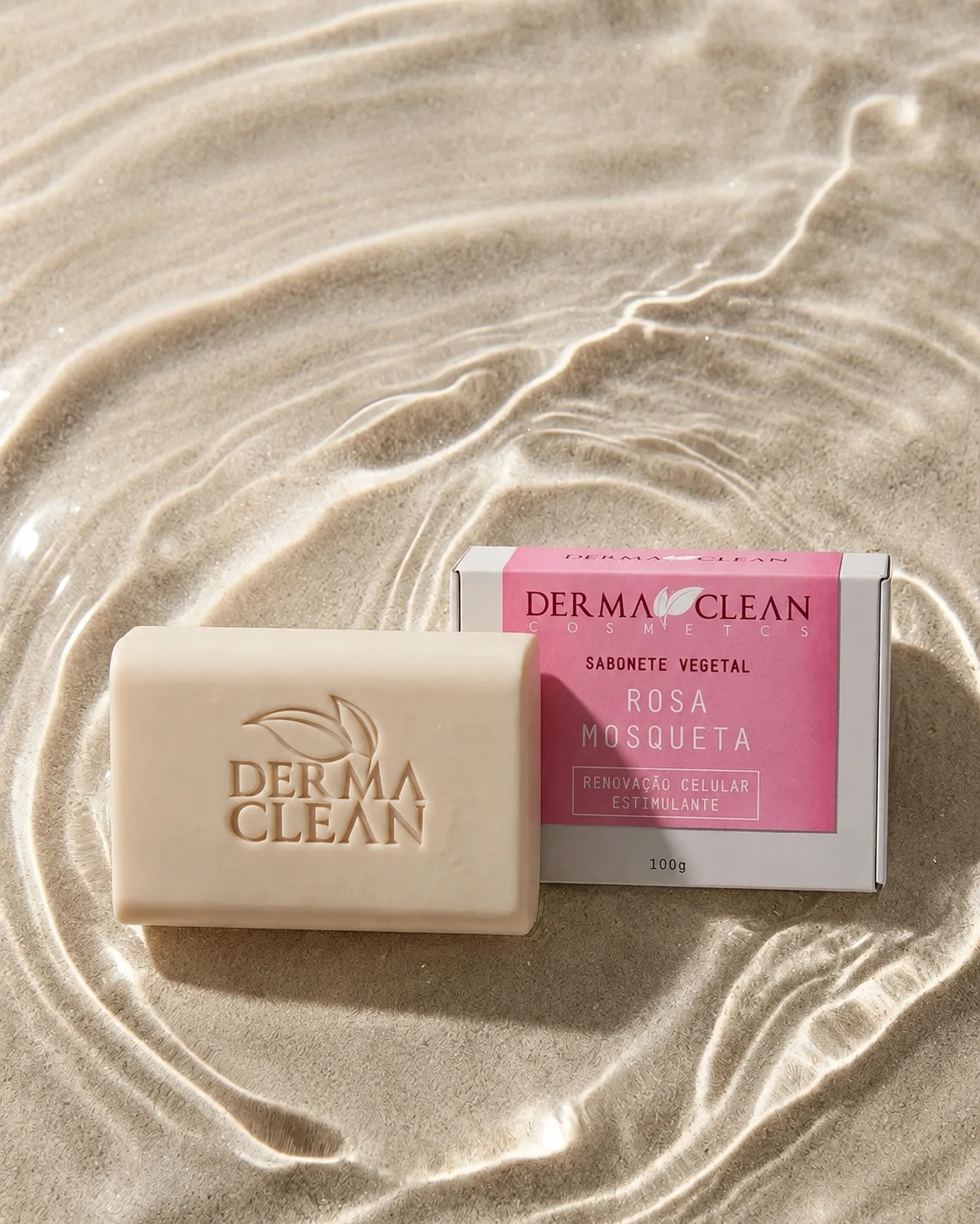 Sabonete Rosa Mosqueta Derma Clean